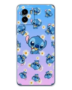 Чехол для Vivo Y19s Pro с картинкой «Паттерн со Стичем»