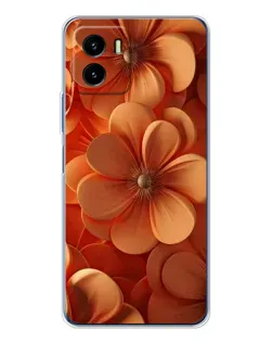 Чехол для Vivo Y19s Pro с картинкой «Оранжевый макро цветок» Чехол для Vivo Y19s Pro с картинкой «Оранжевый макро цветок»