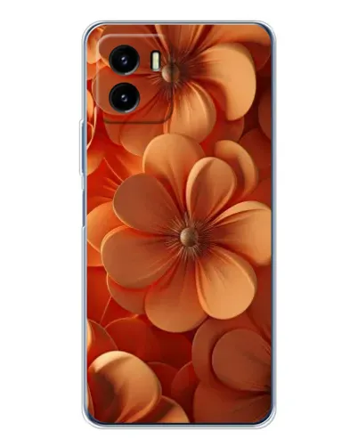 Чехол для Vivo Y19s Pro с картинкой «Оранжевый макро цветок» Чехол для Vivo Y19s Pro с картинкой «Оранжевый макро цветок»
