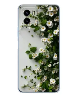 Чехол для Vivo Y19s Pro с картинкой «Ветка мелких белых цветов» Чехол для Vivo Y19s Pro с картинкой «Ветка мелких белых цветов»