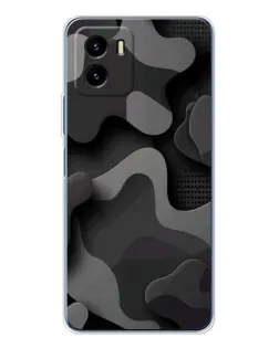 Чехол для Vivo Y19s Pro с картинкой «Темный абстрактный камуфляж» Чехол для Vivo Y19s Pro с картинкой «Темный абстрактный камуфляж»