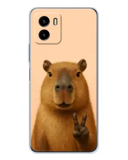 Чохол для Vivo Y19s Pro з картинкою «Капібара вікторія» Чохол для Vivo Y19s Pro з картинкою «Капібара вікторія»