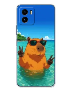 Чохол для Vivo Y19s Pro з картинкою «Морська капібара» Чохол для Vivo Y19s Pro з картинкою «Морська капібара»