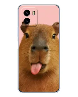 Чохол для Vivo Y19s Pro з картинкою «Капібара з язиком» Чохол для Vivo Y19s Pro з картинкою «Капібара з язиком»