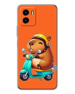 Чохол для Vivo Y19s Pro з картинкою «Капібара на скутері» Чохол для Vivo Y19s Pro з картинкою «Капібара на скутері»