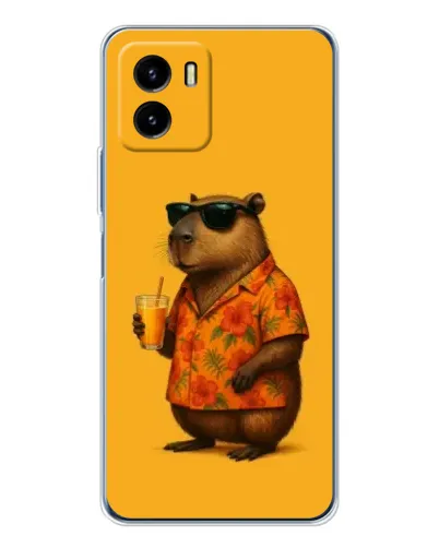 Чехол для Vivo Y19s Pro с картинкой «Капибара на отдыхе» Чехол для Vivo Y19s Pro с картинкой «Капибара на отдыхе»