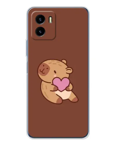 Чехол для Vivo Y19s Pro с картинкой «Капибара с сердцем» Чехол для Vivo Y19s Pro с картинкой «Капибара с сердцем»