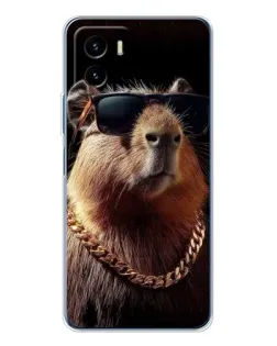 Чохол для Vivo Y19s Pro з картинкою «Капібара золотий ланцюг» Чохол для Vivo Y19s Pro з картинкою «Капібара золотий ланцюг»