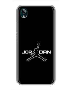 Чехол для Vivo Y1s с картинкой «Nike Pink Swirl»