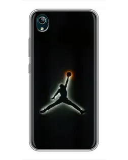 Чехол для Vivo Y1s с картинкой «Jordan Gradient Logo»