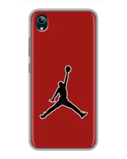 Чехол для Vivo Y1s с картинкой «Jordan Red Back»