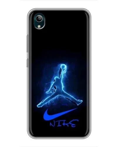Чехол для Vivo Y1s с картинкой «Jordan Neon Blue» Чехол для Vivo Y1s с картинкой «Jordan Neon Blue»