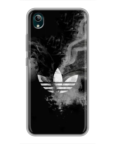 Чехол для Vivo Y1s с картинкой «Абстрактный дым Adidas» Чехол для Vivo Y1s с картинкой «Абстрактный дым Adidas»