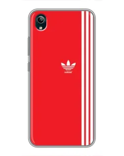 Чехол для Vivo Y1s с картинкой «Красный минимализм Adidas» Чехол для Vivo Y1s с картинкой «Красный минимализм Adidas»