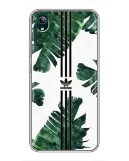 Чехол для Vivo Y1s с картинкой «Пальмовые листья адидас»