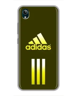 Чехол для Vivo Y1s с картинкой «Оливковый градиент Adidas»