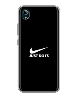 Чехол для Vivo Y1s с картинкой «Минимализм от Nike» Чехол для Vivo Y1s с картинкой «Минимализм от Nike»