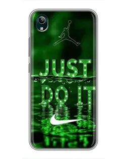 Чехол для Vivo Y1s с картинкой «Зеленый неоновый Nike» Чехол для Vivo Y1s с картинкой «Зеленый неоновый Nike»