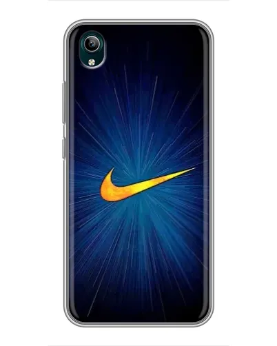 Чехол для Vivo Y1s с картинкой «Синий пульс Nike» Чехол для Vivo Y1s с картинкой «Синий пульс Nike»