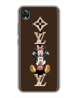 Чехол для Vivo Y1s с картинкой «LV и Микки Маус»