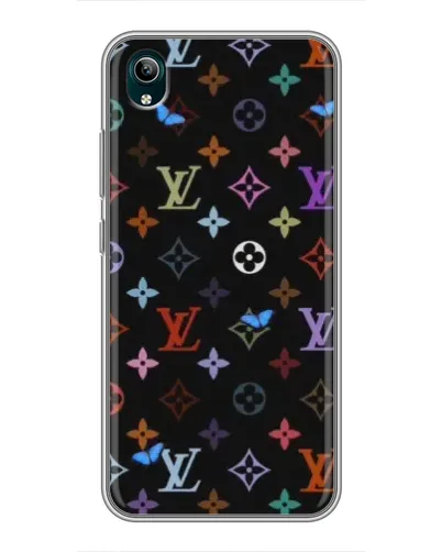 Чехол для Vivo Y1s с картинкой «Цветная монограмма LV» Чехол для Vivo Y1s с картинкой «Цветная монограмма LV»