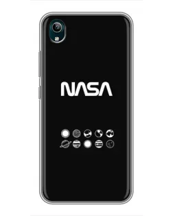 Чехол для Vivo Y1s с картинкой «NASA — технический принт» Чехол для Vivo Y1s с картинкой «NASA — технический принт»