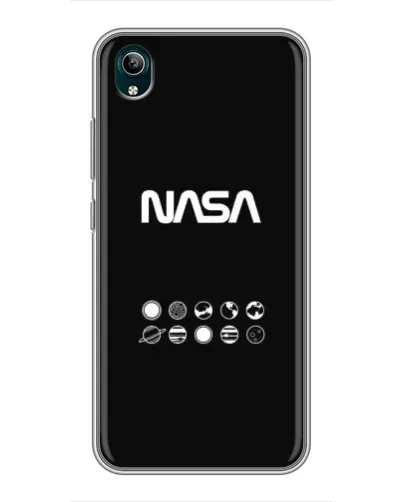 Чехол для Vivo Y1s с картинкой «NASA — технический принт» Чехол для Vivo Y1s с картинкой «NASA — технический принт»