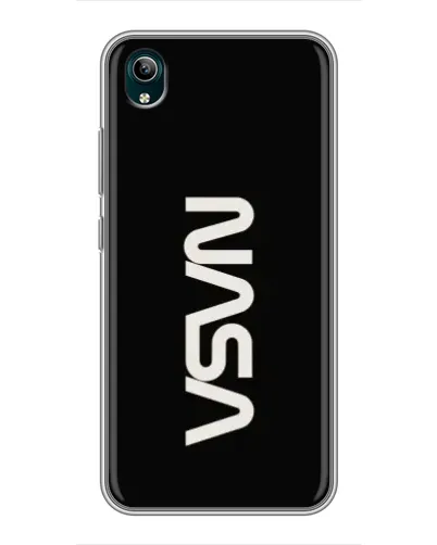 Чехол для Vivo Y1s с картинкой «NASA — вертикальный логотип» Чехол для Vivo Y1s с картинкой «NASA — вертикальный логотип»