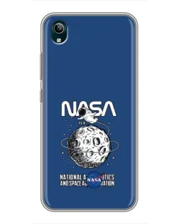 Чехол для Vivo Y1s с картинкой «NASA — лунная миссия» Чехол для Vivo Y1s с картинкой «NASA — лунная миссия»