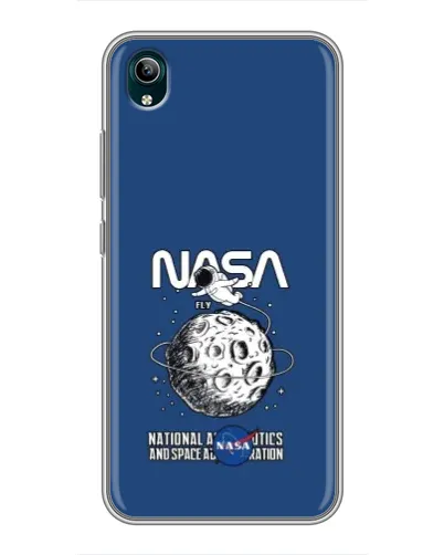 Чехол для Vivo Y1s с картинкой «NASA — лунная миссия» Чехол для Vivo Y1s с картинкой «NASA — лунная миссия»