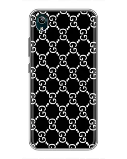 Чехол для Vivo Y1s с картинкой «Gucci — сетчатый паттерн»