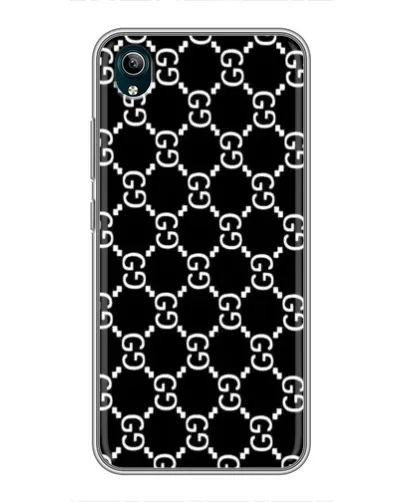 Чехол для Vivo Y1s с картинкой «Gucci — сетчатый паттерн»