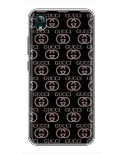 Чехол для Vivo Y1s с картинкой «Классическая монограмма Gucci»