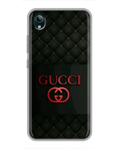 Чехол для Vivo Y1s с картинкой «Gucci — стеганый черный»