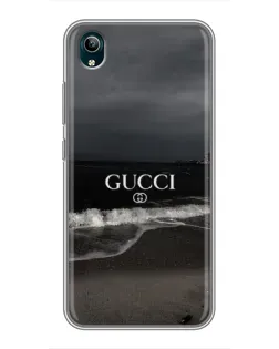 Чехол для Vivo Y1s с картинкой «Gucci — морской прибой»