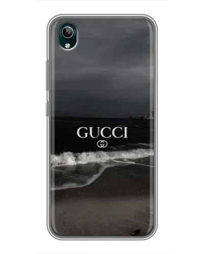Чехол для Vivo Y1s с картинкой «Gucci — морской прибой»