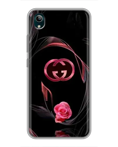 Чехол для Vivo Y1s с картинкой «Gucci — неоновая роза»