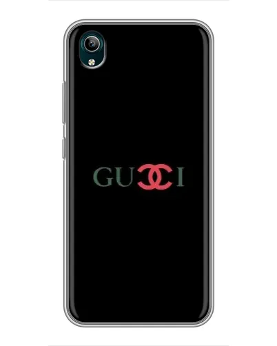 Чехол для Vivo Y1s с картинкой «Gucci — красный градиент»