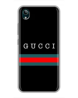 Чехол для Vivo Y1s с картинкой «Gucci — красный пояс»