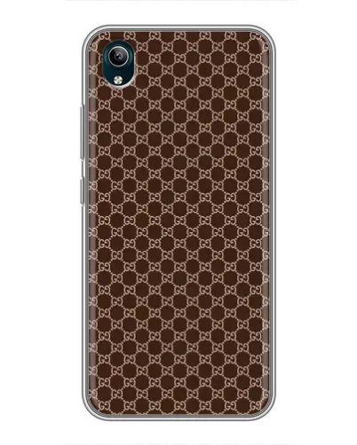 Чехол для Vivo Y1s с картинкой «Gucci — шоколадная сетка» Чехол для Vivo Y1s с картинкой «Gucci — шоколадная сетка»
