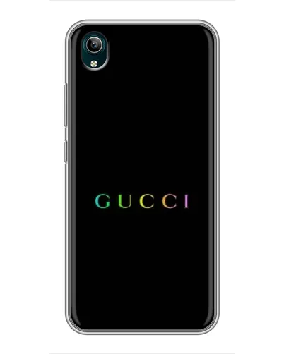 Чехол для Vivo Y1s с картинкой «Gucci — неоновый минимализм» Чехол для Vivo Y1s с картинкой «Gucci — неоновый минимализм»