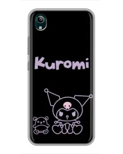 Чехол для Vivo Y1s с картинкой «Kuromi — черный минимализм» Чехол для Vivo Y1s с картинкой «Kuromi — черный минимализм»
