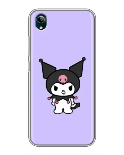 Чехол для Vivo Y1s с картинкой «Kuromi — нежный фиолетовый»