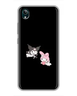 Чехол для Vivo Y1s с картинкой «My Melody и Kuromi» Чехол для Vivo Y1s с картинкой «My Melody и Kuromi»