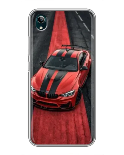 Чехол для Vivo Y1s с картинкой «BMW на красной дорожке» Чехол для Vivo Y1s с картинкой «BMW на красной дорожке»