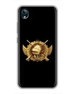 Чехол для Vivo Y1s с картинкой «PUBG — оранжевый градиент» Чехол для Vivo Y1s с картинкой «PUBG — оранжевый градиент»