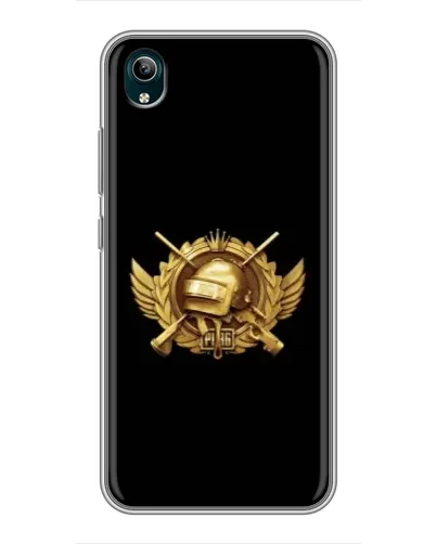 Чехол для Vivo Y1s с картинкой «PUBG — оранжевый градиент»