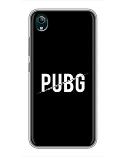 Чехол для Vivo Y1s с картинкой «PUBG — белый логотип»