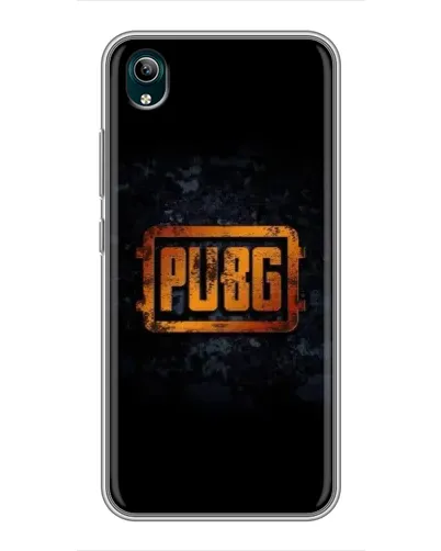 Чехол для Vivo Y1s с картинкой «PUBG — золотой логотип»