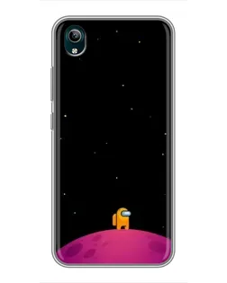 Чехол для Vivo Y1s с картинкой «Одинокий герой на планете» Чехол для Vivo Y1s с картинкой «Одинокий герой на планете»